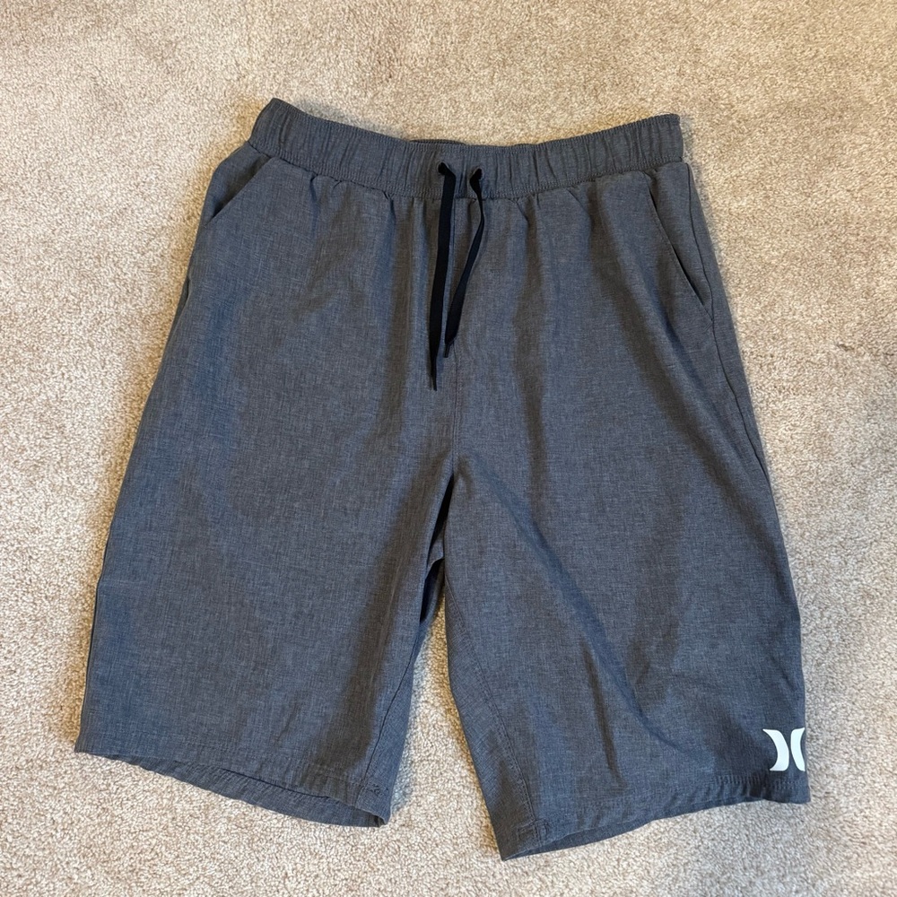 Hurley Men's Charcoal Athletic Shorts